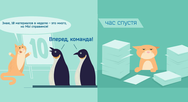 Два пингвина и кот+кот за бмагами